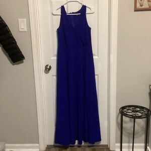 New Royal Blue Sleeveless Dress